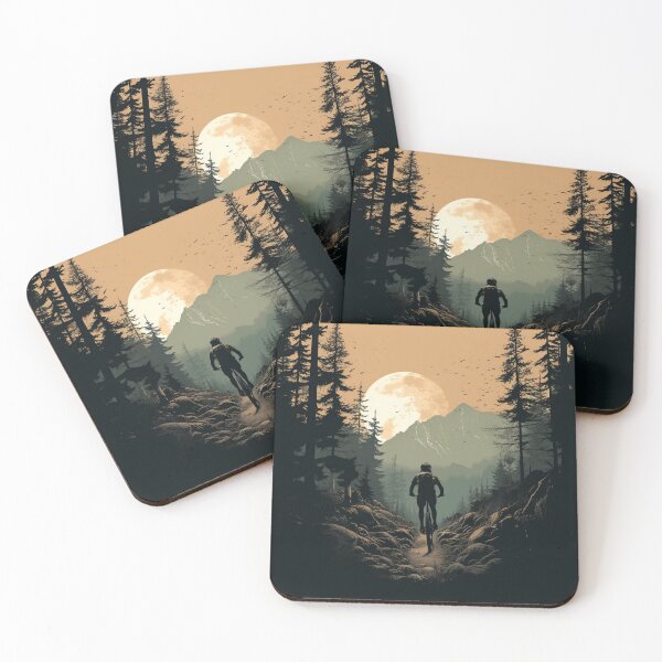 Item preview, Mountain biking single trail mountains designed and sold by footballstorico.