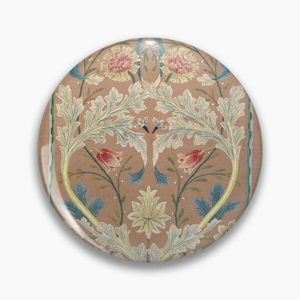 Item preview, Vintage Panel of Floral Embroidery | P436 designed and sold by Piccolo Fiore Prints.