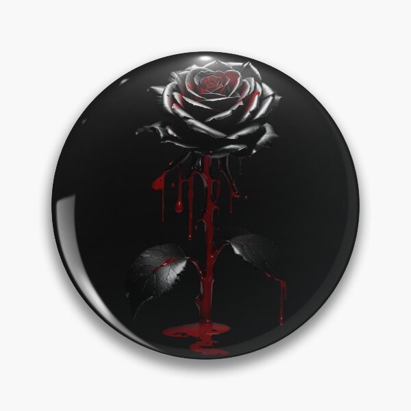 Item preview, Black bleeding rose designed and sold by Carpe--Noctem.