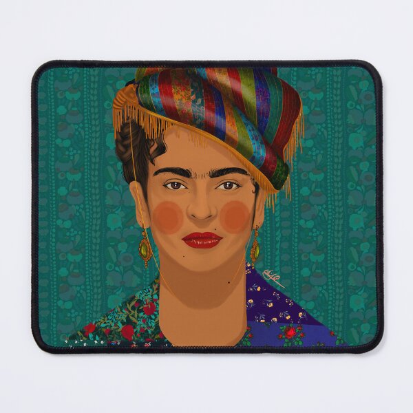 Item preview, Kurdish Frida Kahlo Green designed and sold by ElifsArt.