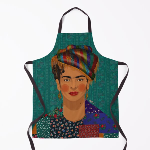 Item preview, Kurdish Frida Kahlo Green designed and sold by ElifsArt.