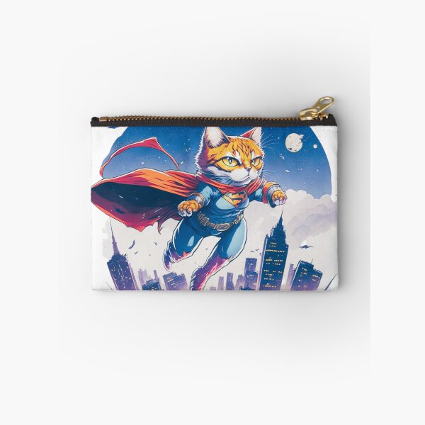 Item preview, Super Hero Cat Cartoon Vintage Color | Unique Cat Lover Gift Idea designed and sold by MaFleiva.