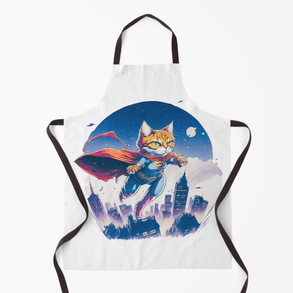 Item preview, Super Hero Cat Cartoon Vintage Color | Unique Cat Lover Gift Idea designed and sold by MaFleiva.