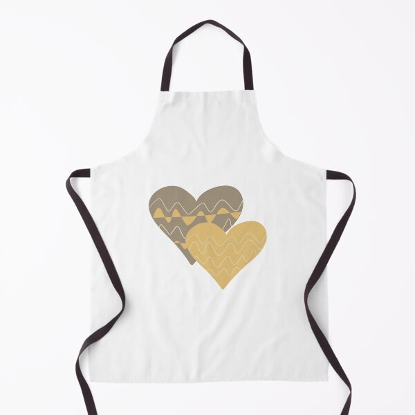Item preview, Boho Hearts - Soft Yellow & Grey designed and sold by DigThatPrint.