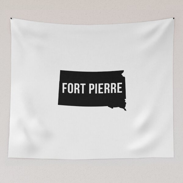 Item preview, Fort Pierre, South Dakota Silhouette designed and sold by CartoCreative.