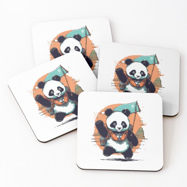 Item preview, Pixel art panda adventure designed and sold by hamishby.
