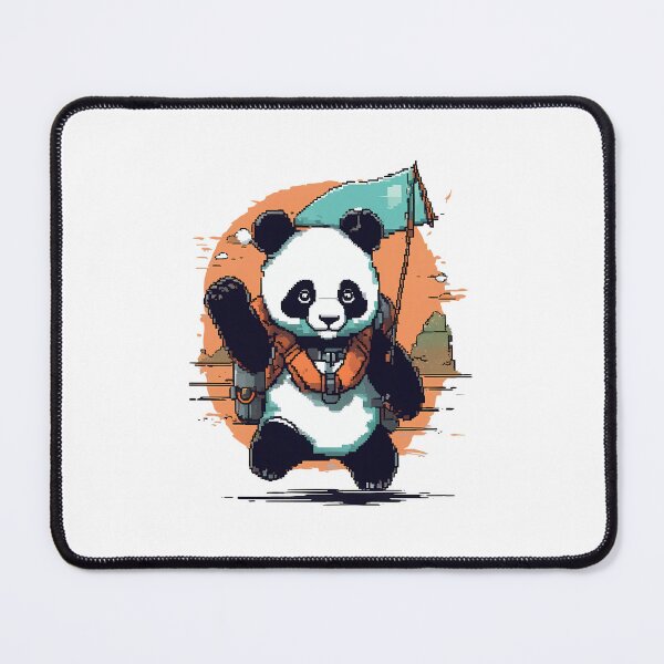 Item preview, Pixel art panda adventure designed and sold by hamishby.