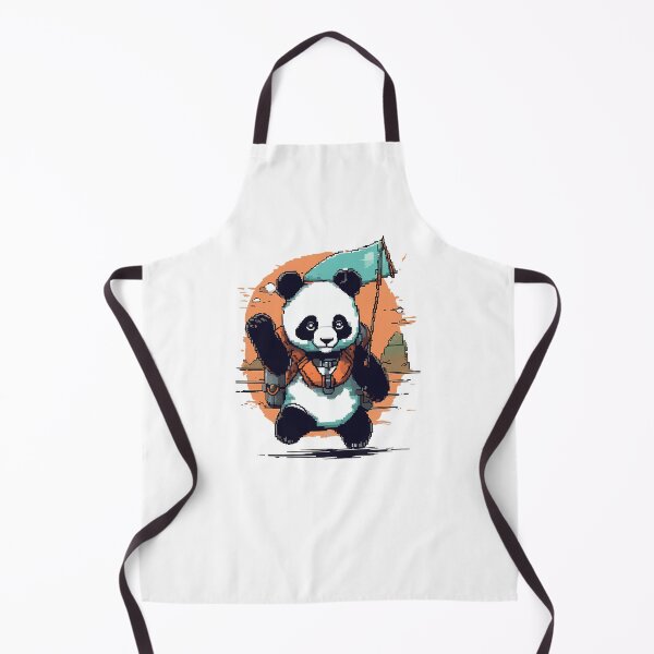 Item preview, Pixel art panda adventure designed and sold by hamishby.