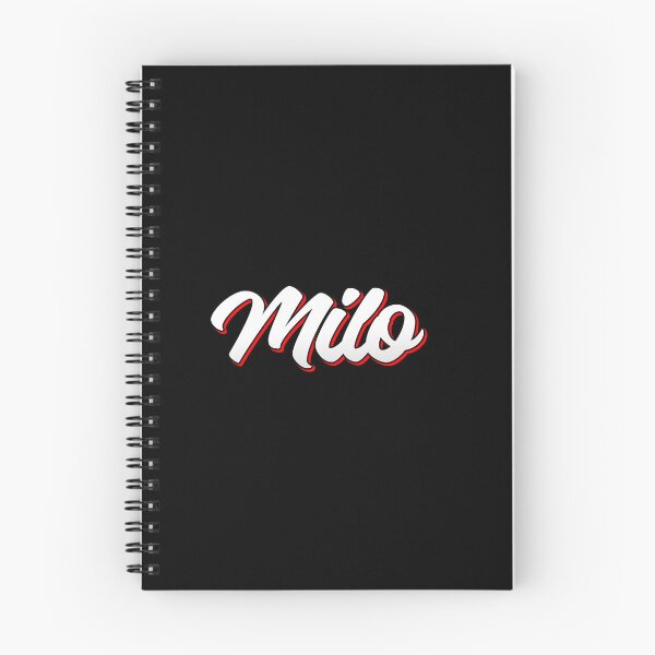 Item preview, Retro Milo Name Label (Black) designed and sold by NafilNafiz.