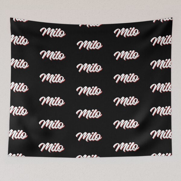 Item preview, Retro Milo Name Label (Black) designed and sold by NafilNafiz.