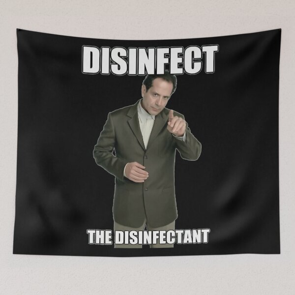 Item preview, Monk Adrian: "disinfect the disinfectant! " Cool s and Accessories designed and sold by SimeonHerring.
