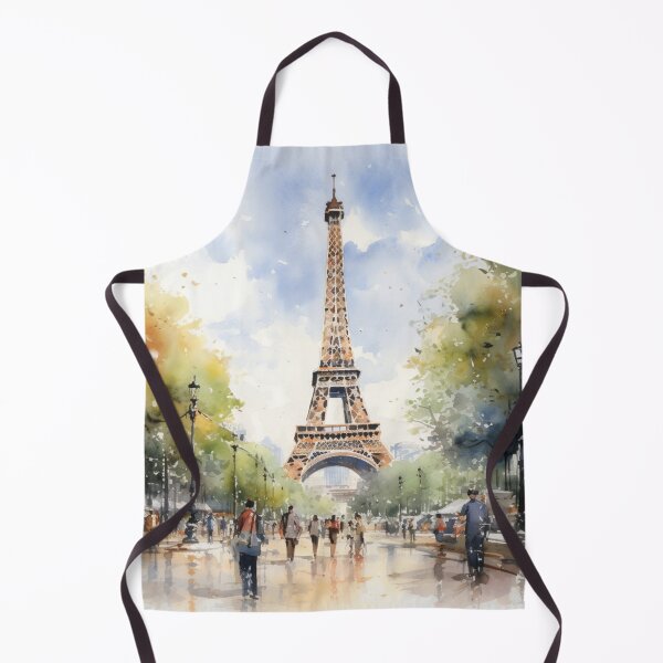 Item preview, A Watercolor Design of the Eiffel Tower - Paris - France designed and sold by Sketch-Shack.