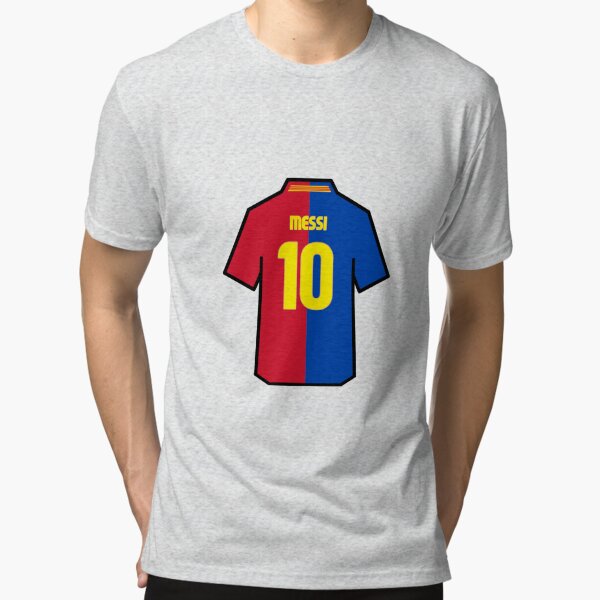 Lionel Messi 2008/2009 Barcelona Retro Shirt Art Board Print for
