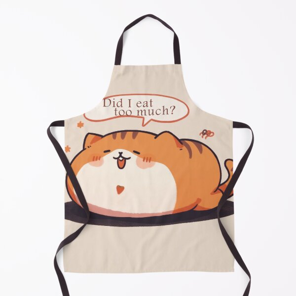 Item preview, Overfed Whiskers: The Purr-fect Food Coma designed and sold by PaintbrushPlace.