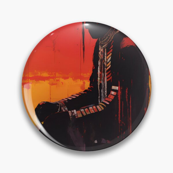 Item preview, "Spiritual Connection: Indian in Contemplation" designed and sold by Art-Vortex-fr.