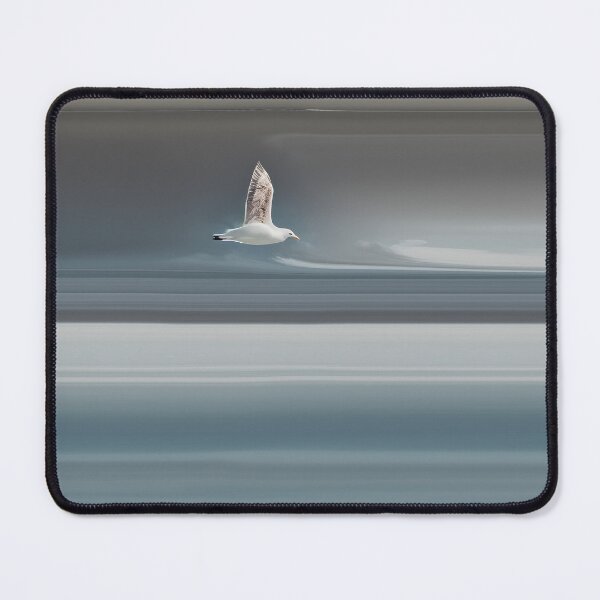 Item preview, Seagull in Flight Coastal Minimalist Art - Flying Coastal Bird 1 of 4 designed and sold by Beachy.
