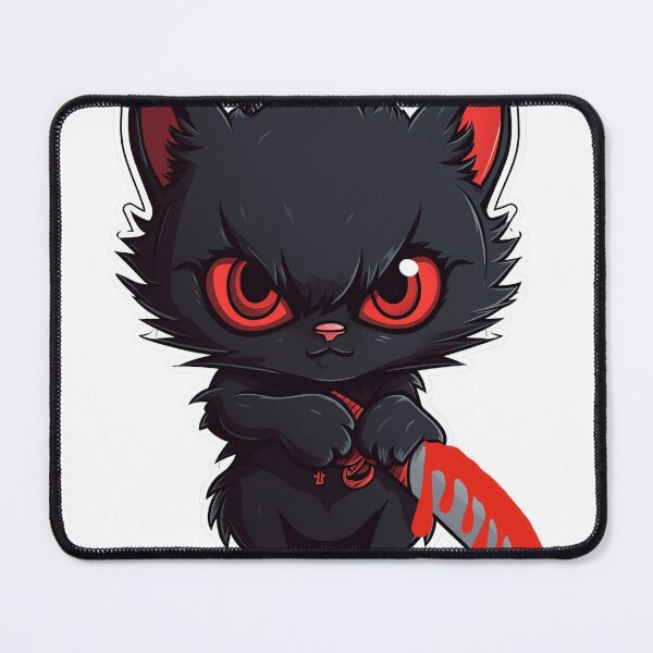 Item preview, Black cat knife in kitchen  designed and sold by DedeeArtthai.