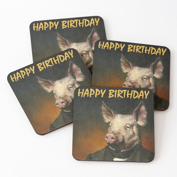 Artikelvorschau, Alles Gute zum Geburtstag, Herr Schwein entworfen und verkauft von mictomart.