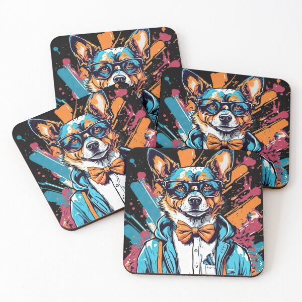 Item preview, Hipster Dog designed and sold by Puristock.
