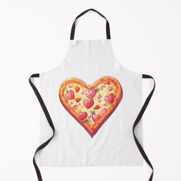 Item preview, Pizza Love - Cute Kawaii Pizza with Hearts on it designed and sold by CozyKawaiiArt.