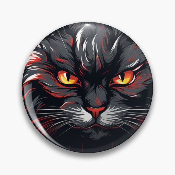 Item preview, Realistic and Irritated Cat Art designed and sold by InkDazzle.