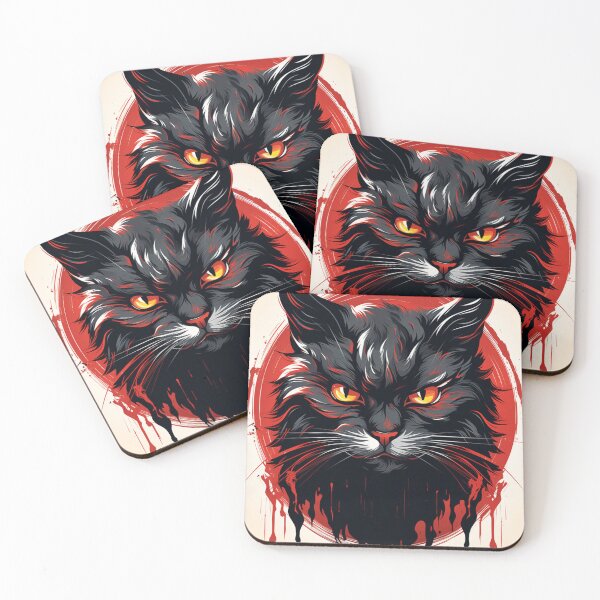 Item preview, Realistic and Irritated Cat Art designed and sold by InkDazzle.