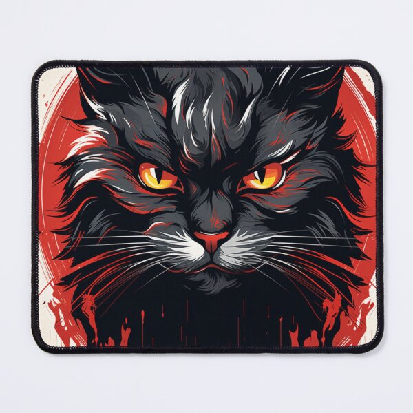 Item preview, Realistic and Irritated Cat Art designed and sold by InkDazzle.