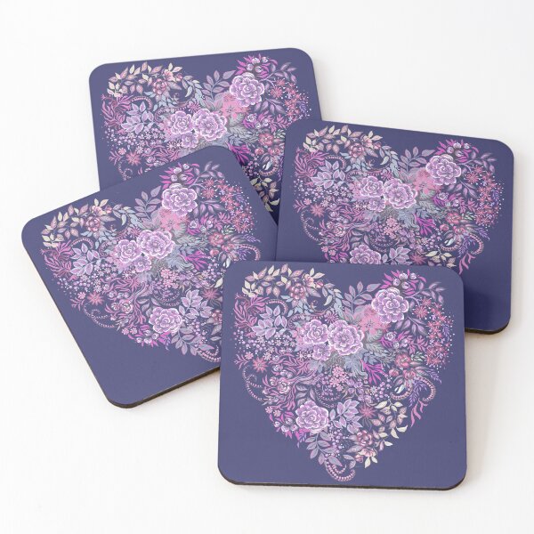 Item preview, Heart Folk Art floral  designed and sold by Leanne  Nowell.