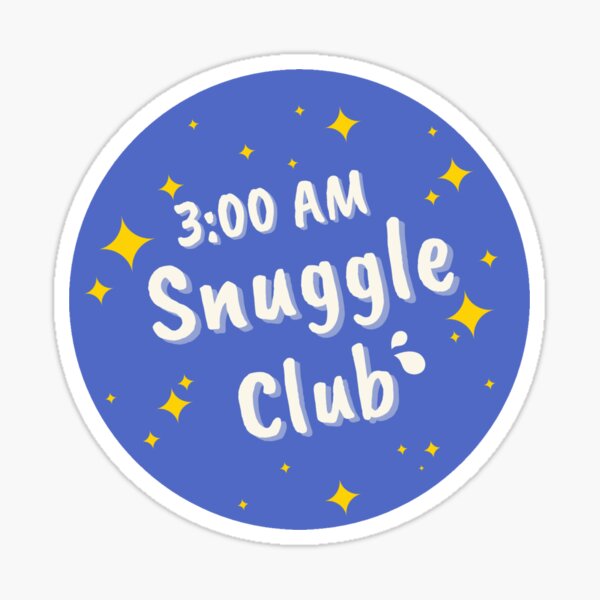 Item preview, 3am Snuggle Club Breastfeeding Positivity designed and sold by Boobing and Grooving.