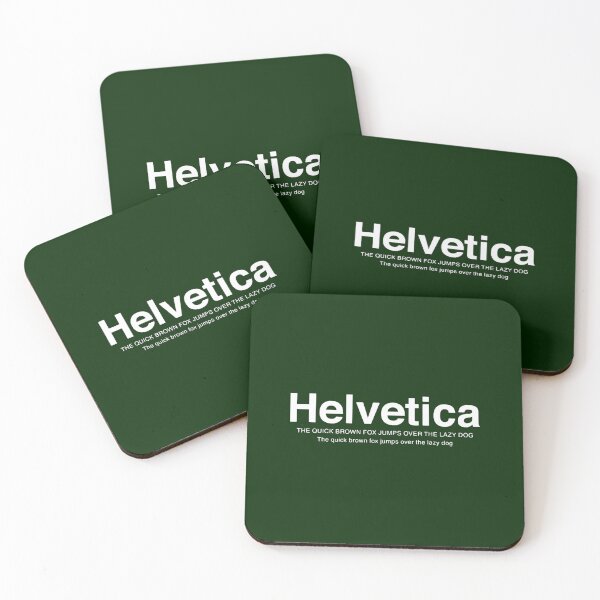 Item preview, Helvetica Font Black The Quick Brown Fox Jumped Over The Lazy Dog designed and sold by audreanneklein.
