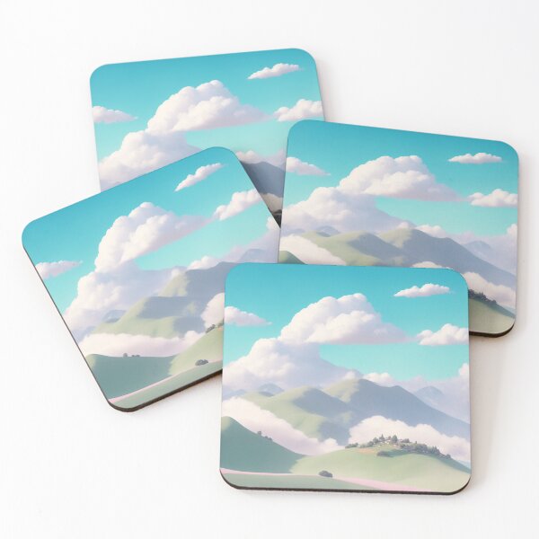 Item preview, Pastel Peaks: A Whimsical Landscape of Serenity designed and sold by RedArtG09.