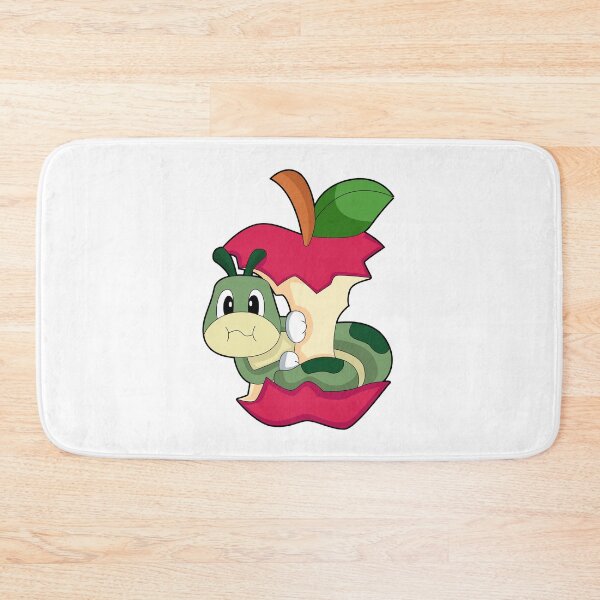 Item preview, Caterpillar Eating Apple designed and sold by Snabdesign84.
