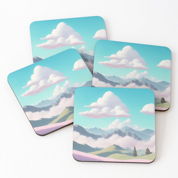 Item preview, Cloud's Embrace: Rolling Hills in Pastel Wonderland designed and sold by RedArtG09.