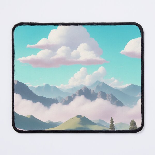Item preview, Cloud's Embrace: Rolling Hills in Pastel Wonderland designed and sold by RedArtG09.