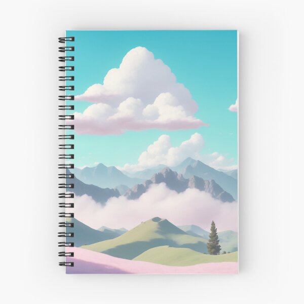 Item preview, Cloud's Embrace: Rolling Hills in Pastel Wonderland designed and sold by RedArtG09.