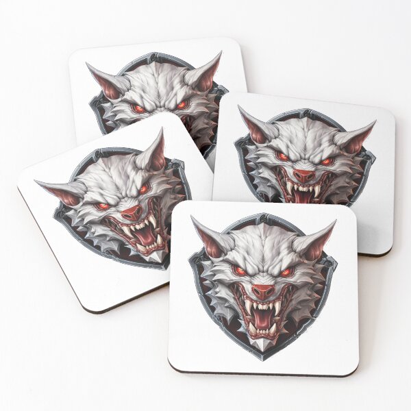 Item preview, Werewolf Coat of Arms: Logo with Transparent Background, Werewolf Baring Its Large Fangs designed and sold by AIPICCRAFT.
