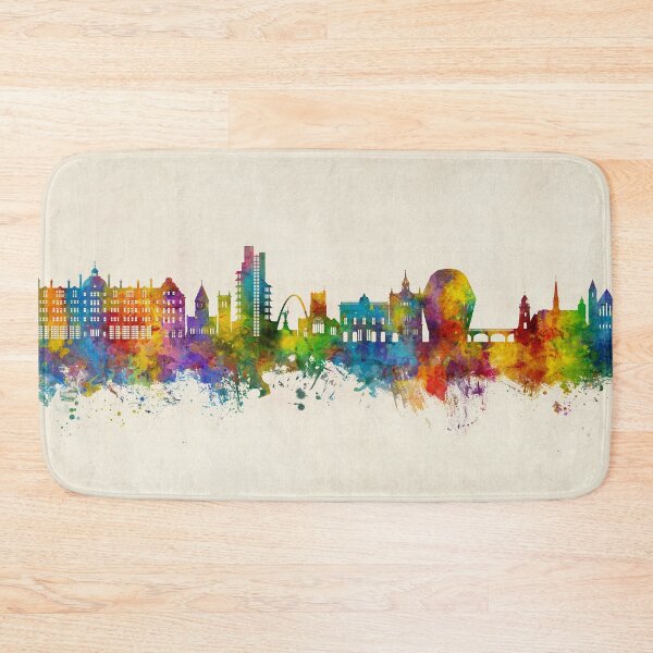 Item preview, Folkestone England Skyline designed and sold by ArtPrints.