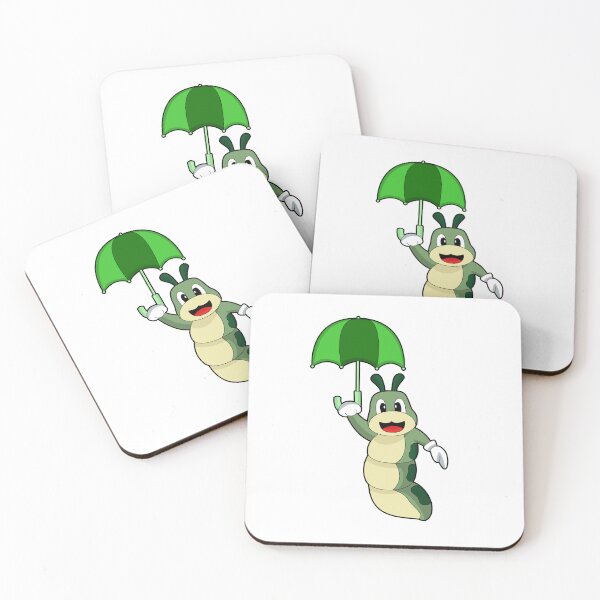 Item preview, Caterpillar Raining Umbrella designed and sold by Snabdesign84.