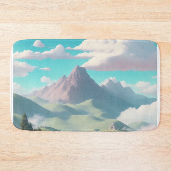 Item preview, Dreamy Escapade: Pastel Mountains and Floating Cloud designed and sold by RedArtG09.