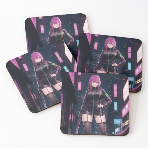 Item preview, Cute Cyberpunk anime girl designed and sold by Veendijk.