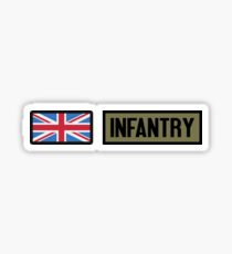British Flag: Infantry Sticker