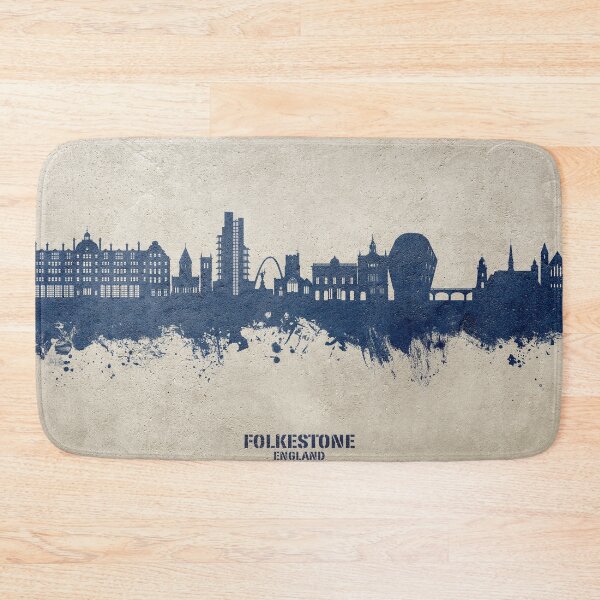 Item preview, Folkestone England Skyline designed and sold by ArtPrints.