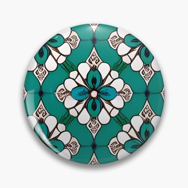 Item preview, Pattern of circles on an flowers background Hand drawn designed and sold by Casanova7000.