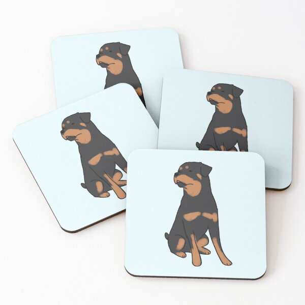Item preview, rottweiler dog illustration  designed and sold by Mayarart.