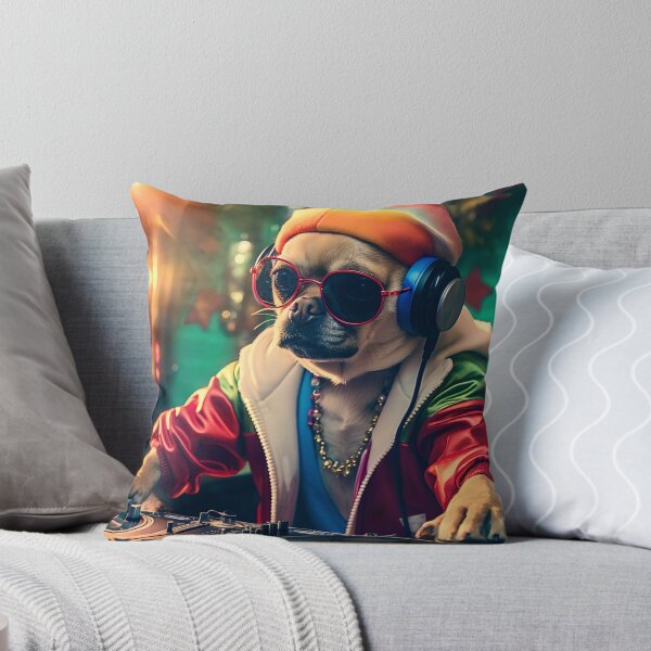 Item preview, Epic Dog DJ Party Photo Cool Pawesome Doggy Artwork designed and sold by Alcyonian.