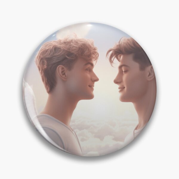 Item preview, Angelic Encounter of a Stunning Gay Couple designed and sold by InkDazzle.