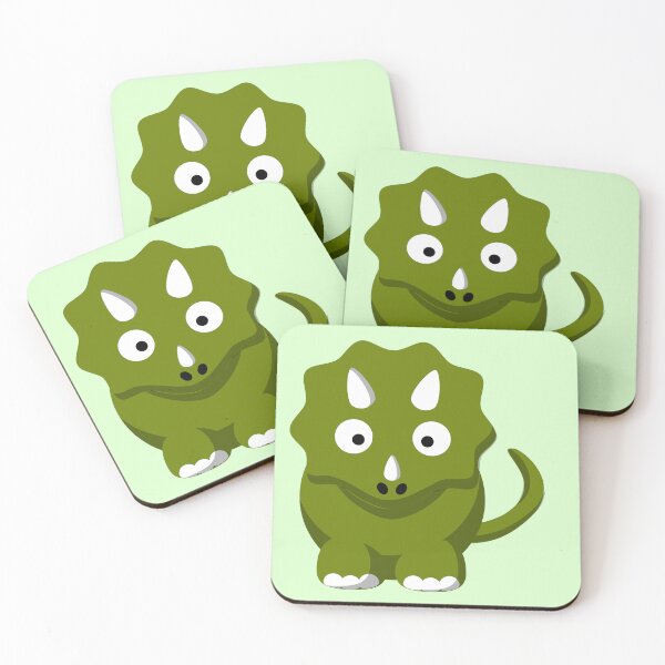 Item preview, Adorable Green Dinosaur Cartoon designed and sold by scenerico.