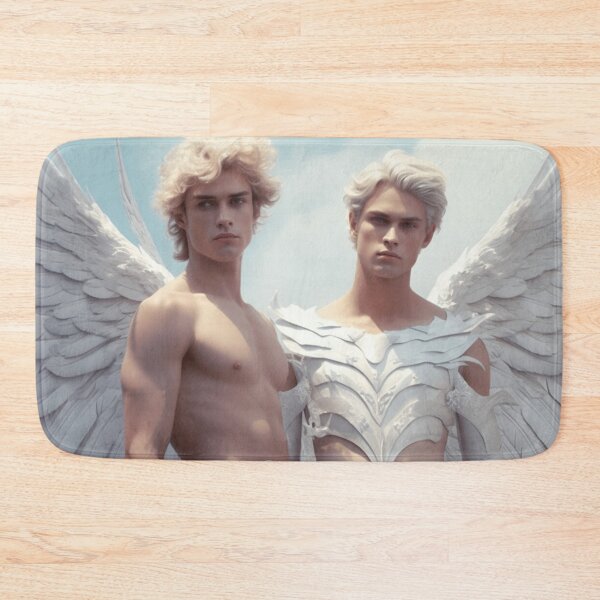 Item preview, Elegant Angelic Beings with Feather Wings from an Alien World designed and sold by InkDazzle.