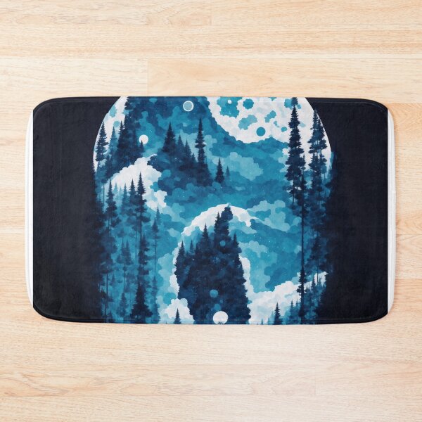 Item preview, Moonlit Magic: Snow Bear and Enchanted Mountains T-Shirt Design designed and sold by RedArtG09.