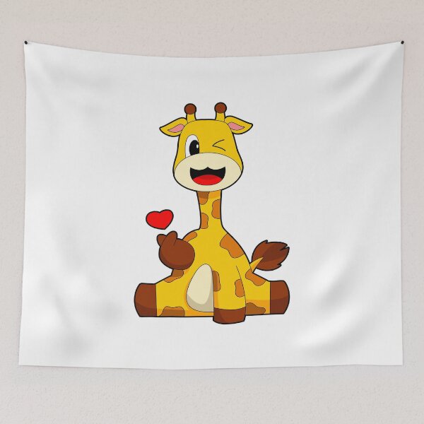 Artikelvorschau, Giraffe Herz entworfen und verkauft von Snabdesign84.